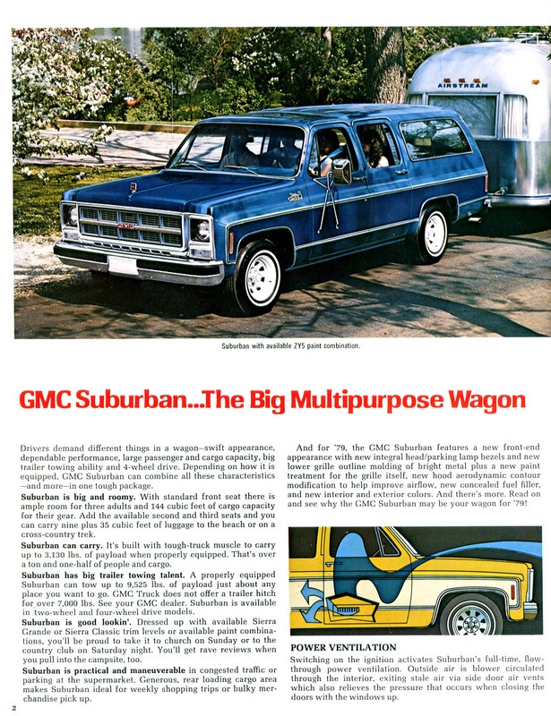 1979 GMC Suburban Brochure Page 4